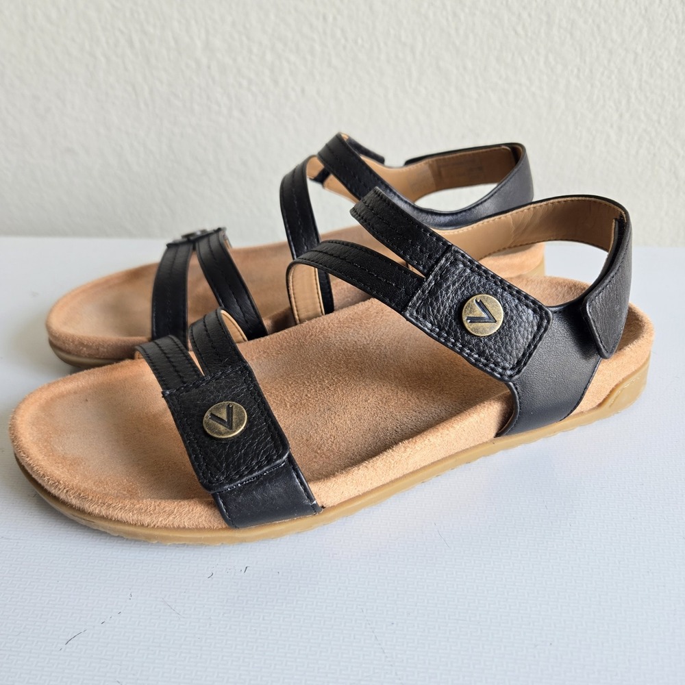 Vionic Shoes Women's Essie Strappy Sandal Size 7.5 Black